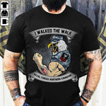 Navy Veteran Custom Shirt I Walked The Walk Personalized Gift