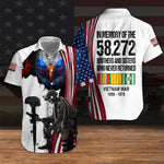 Vietnam Veteran Custom Men Shirt In Memory Of Soldiers Who Never Returned Personalized Gift