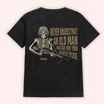 Veteran Custom Shirt Never Underestimate An Old Man Who Can End You From Another Zipcode Personalized Gift