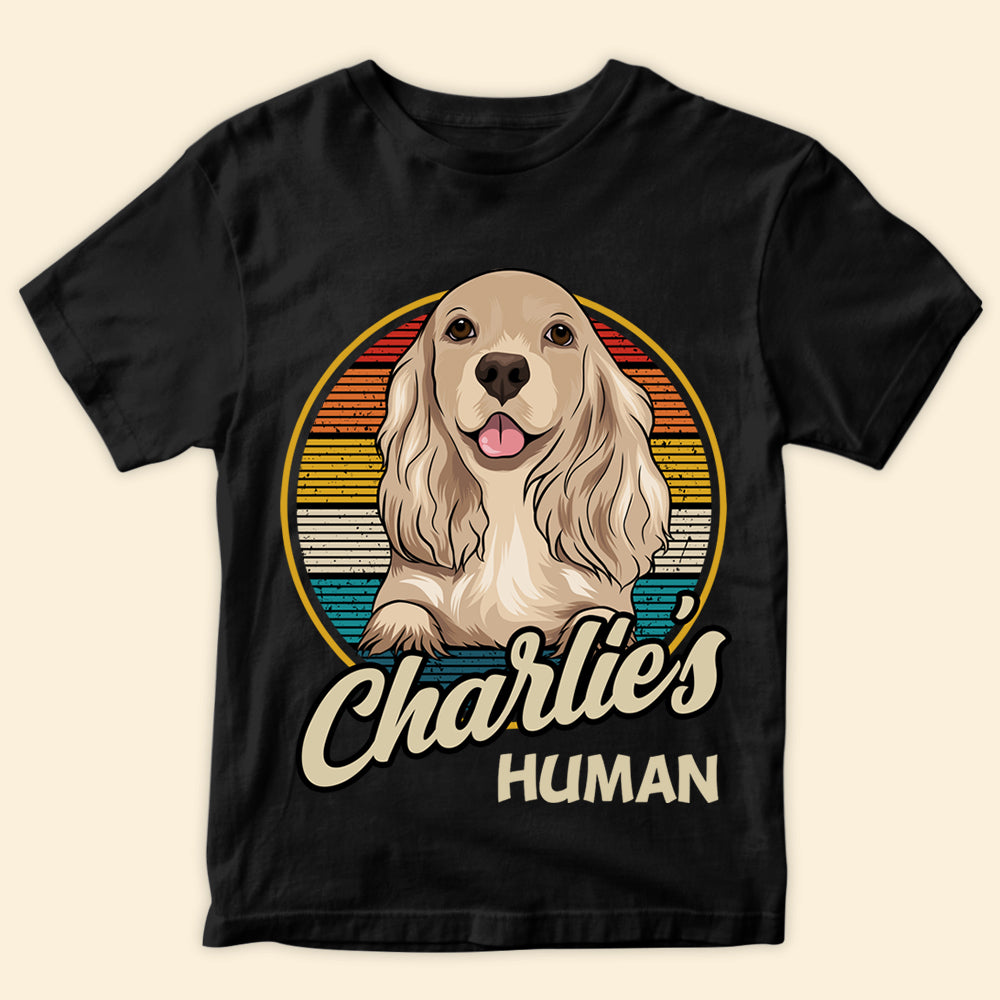 Pet Custom Shirt Pet's Human Mama Personalized Gift For Pet Owner