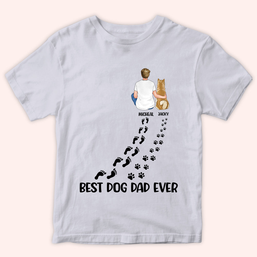 Dog Custom Shirt Best Dog Dad Ever Personalized Gift