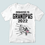 Veteran Custom Shirt Promoted To Grandpas Personalized Gift for Father's Day