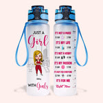 Gym Custom Tracker Bottle It's My Life My Passion Fitness Personalized Gift