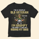 Veteran Custom Shirt I Like Riding My Bike Personalized Gift