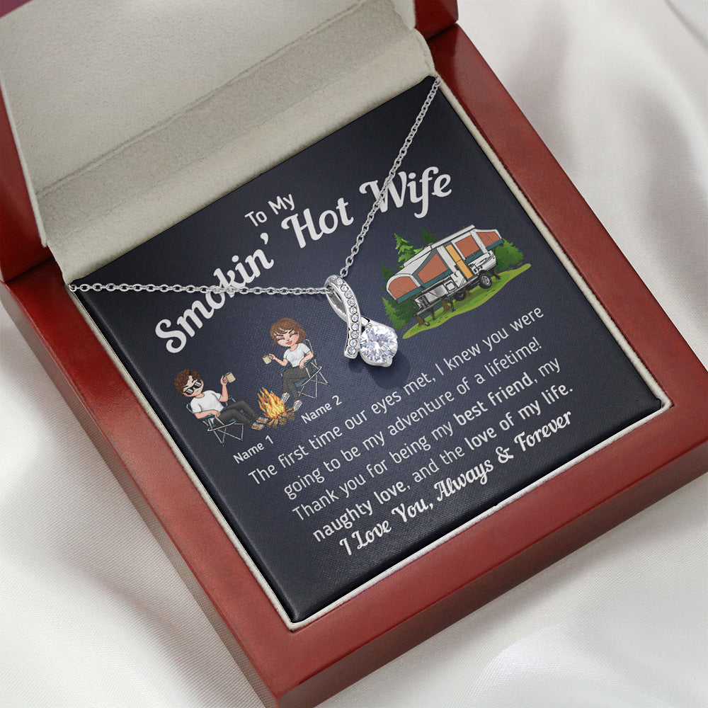 Camping Custom Alluring Beauty Necklace My Adventure Of A Lifetime I Love You Personalized Gift