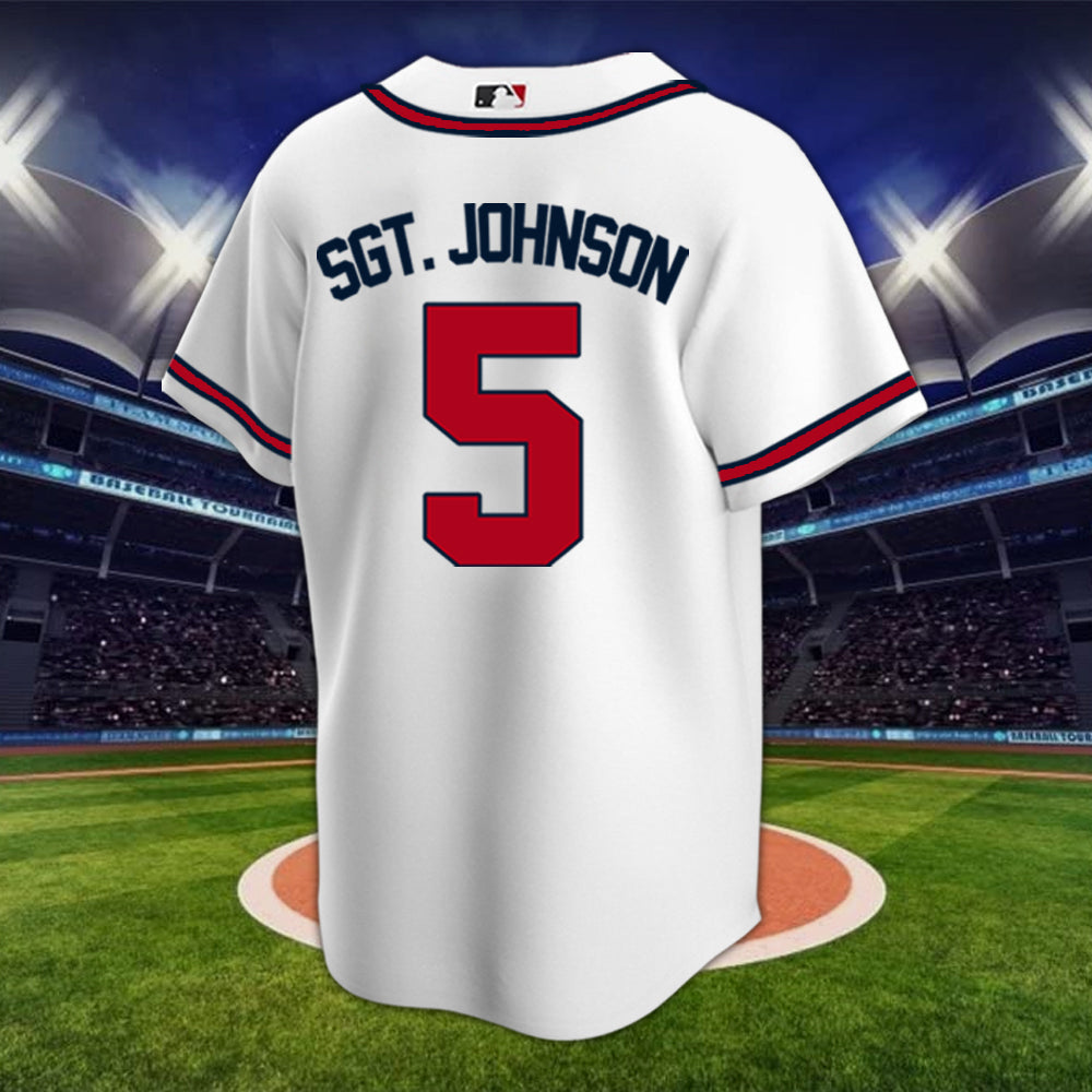 Veteran Custom Baseball Jersey Unit And Number Personalized Gift