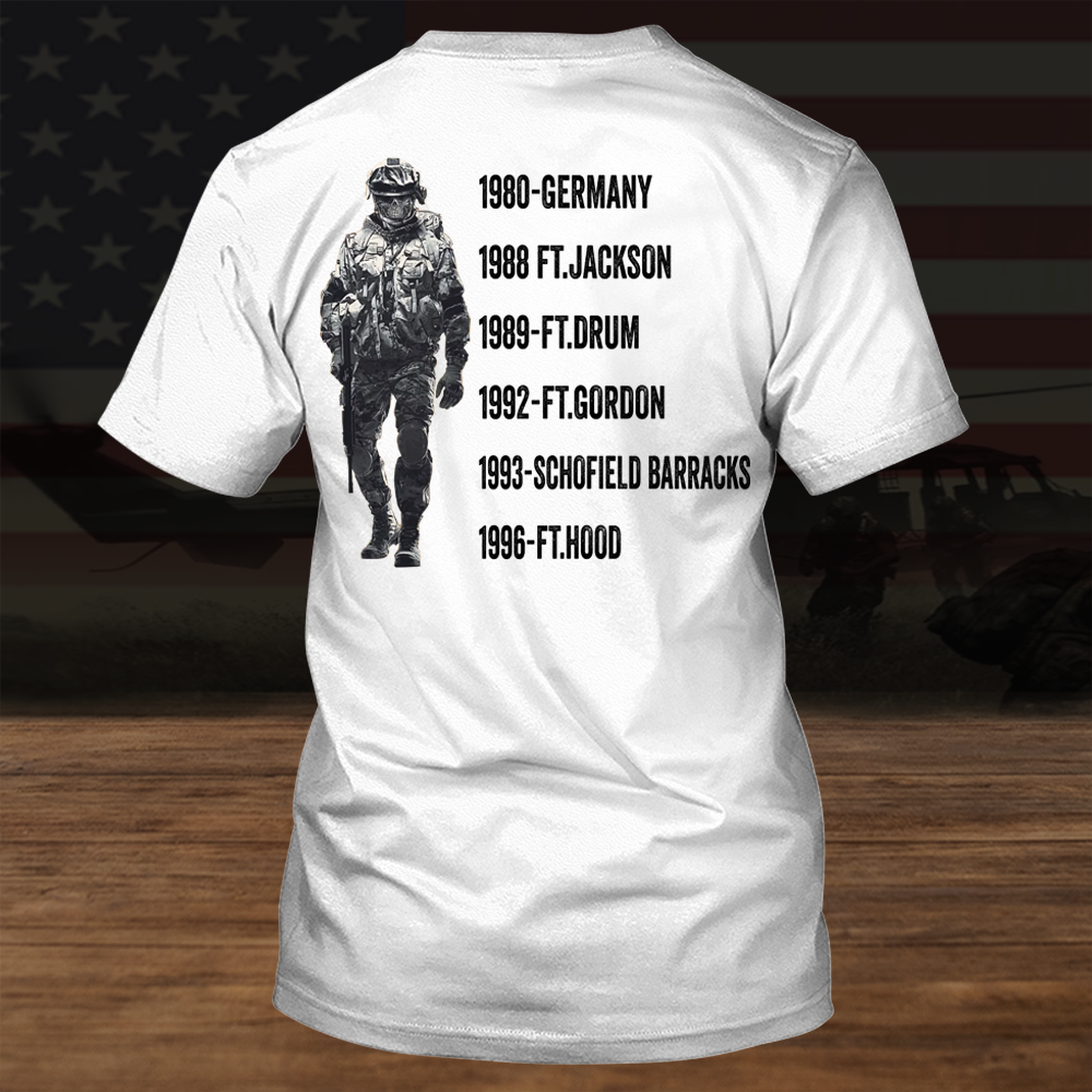 Veteran Custom Shirt Freedom Tour Personalized Gift