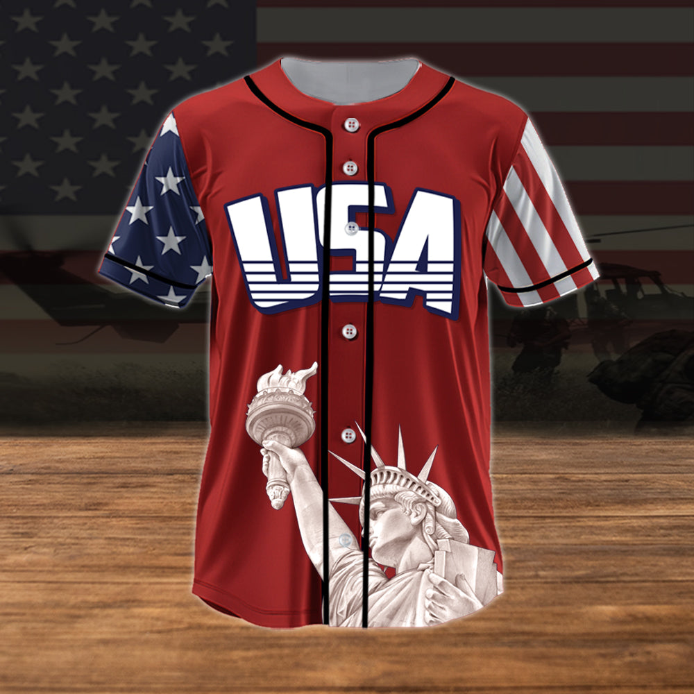 Veteran Custom Baseball Jersey USA Veteran Personalized Gift