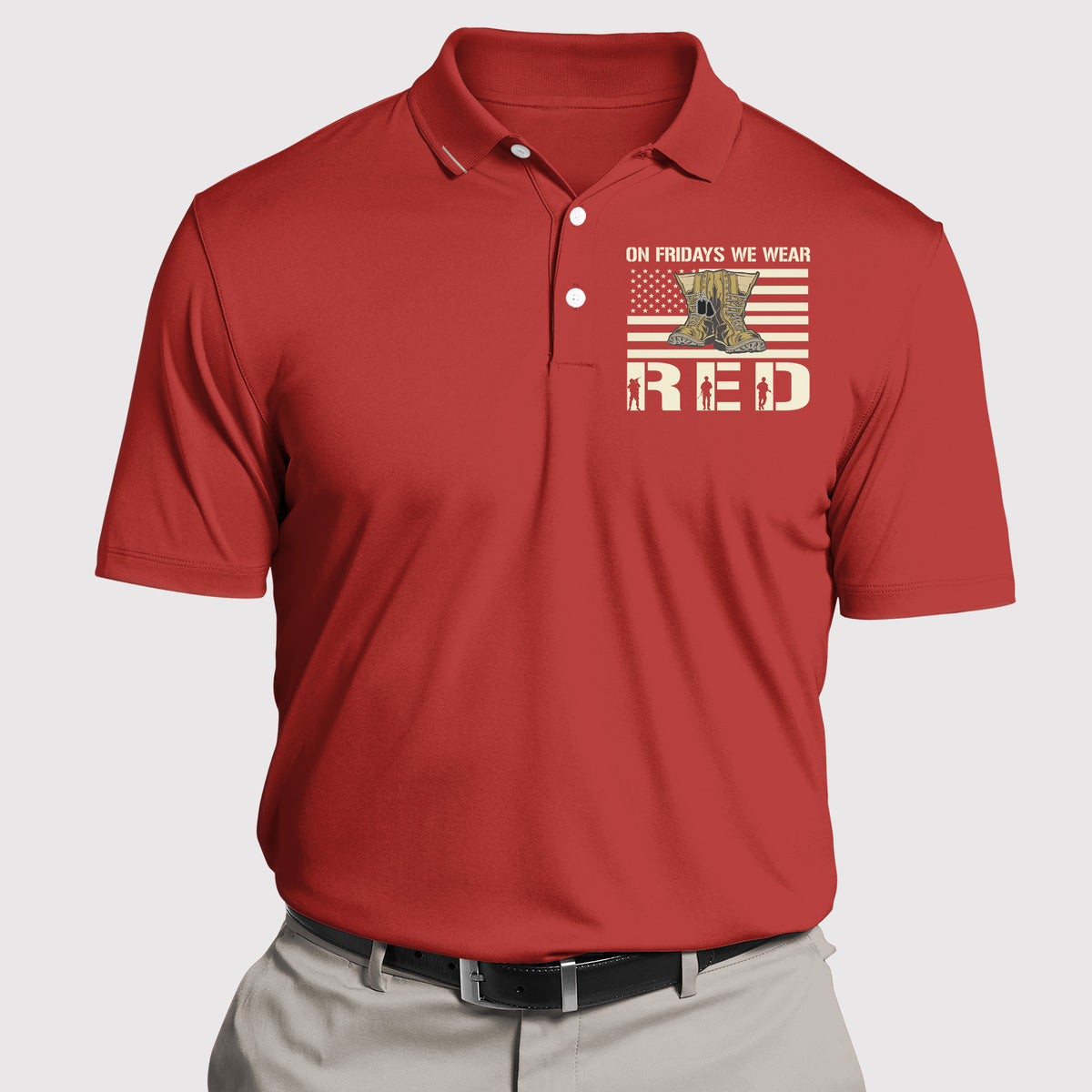 Veteran Custom Shirt We Wear Red On Fridays Personalized Gift