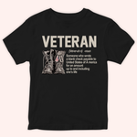 Veteran Custom Shirt What is a Veteran Personalized Gift