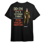 Female Veteran Custom Shirt DD-214 It's A Veteran Thing You Wouldn't Understand Personalized Gift