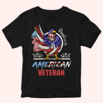 Veteran Custom Shirt Proud To Be An American Veteran Personalized Gift