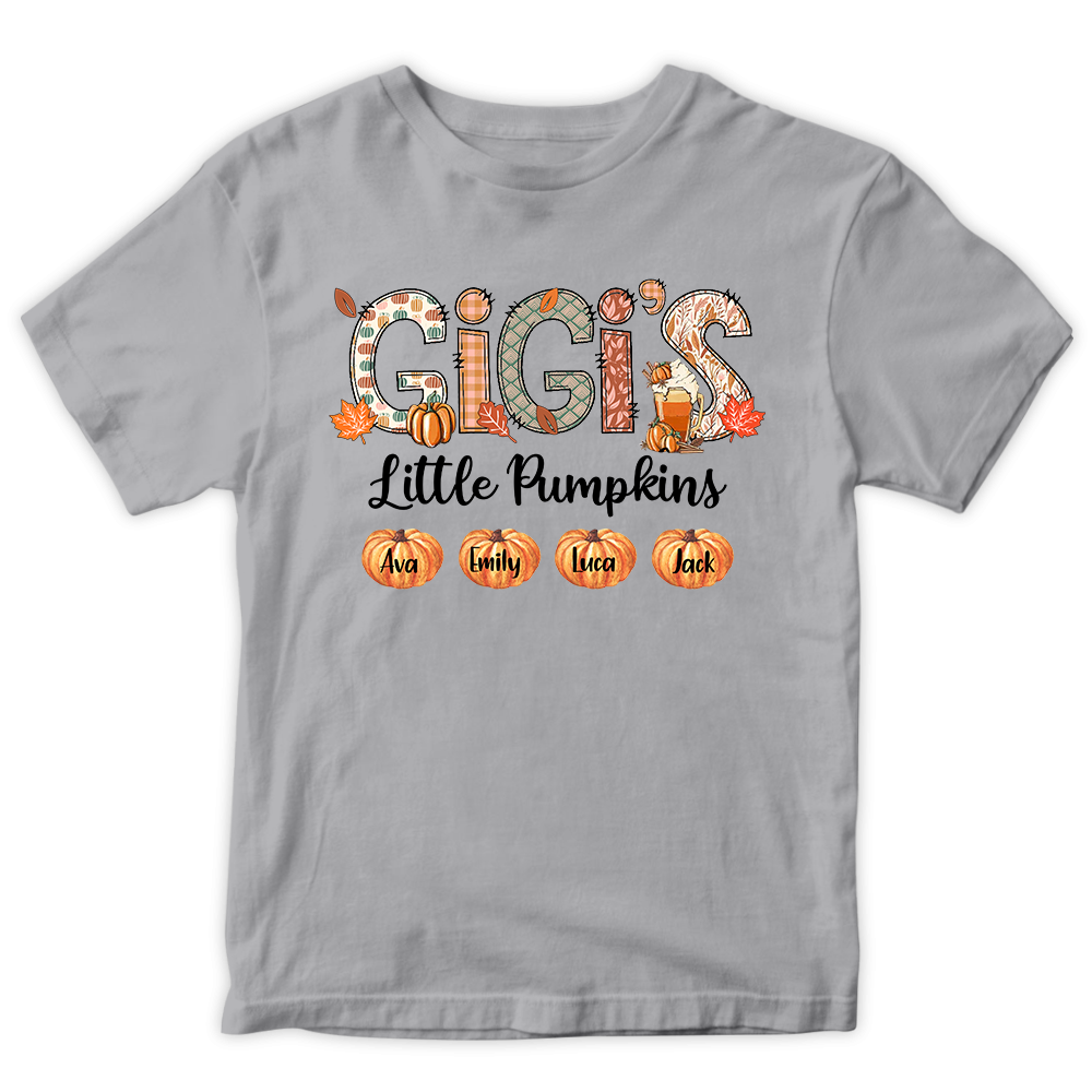 Grandma Custom Shirt Mimi's Little Pumpkins Personalized Gift