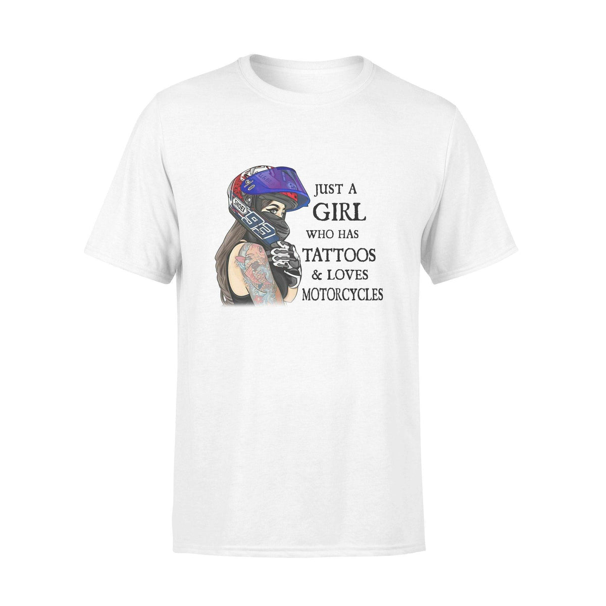 Motorcycle Biker Girl Tattoos - Standard T-shirt - PERSONAL84