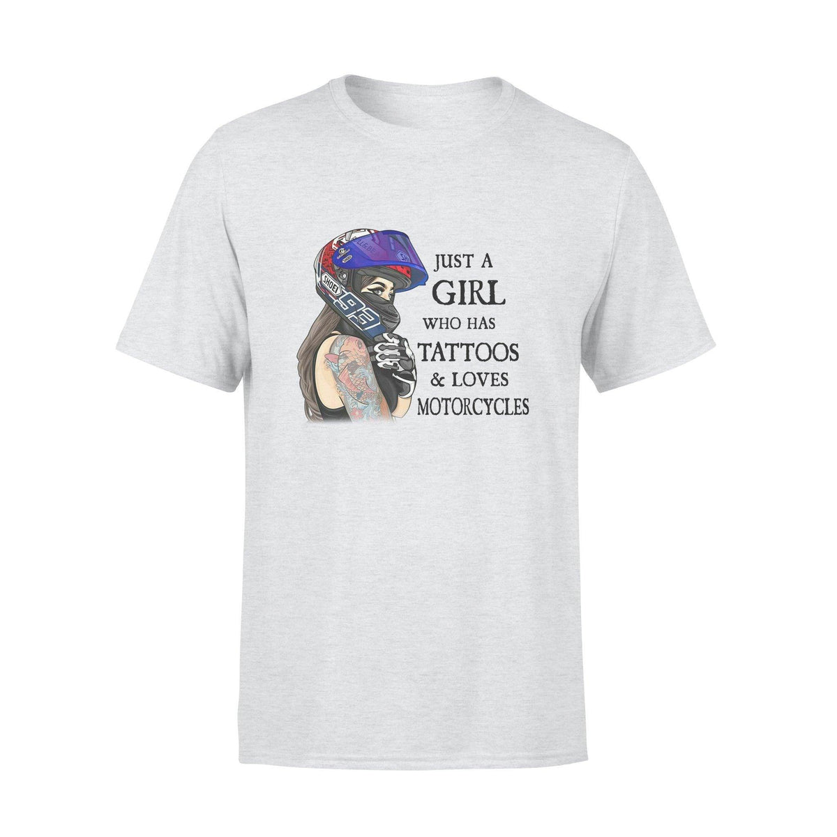 Motorcycle Biker Girl Tattoos - Standard T-shirt - PERSONAL84