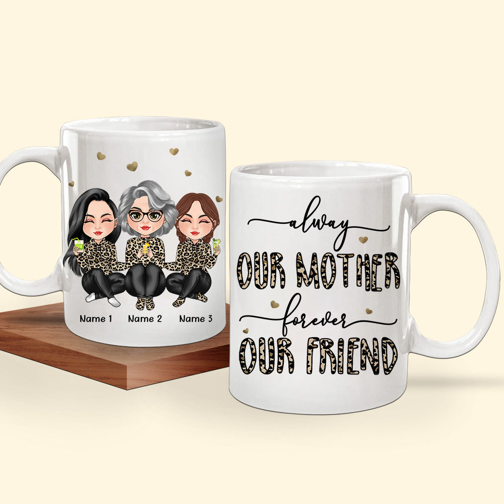 Mom fashion and daughter cups