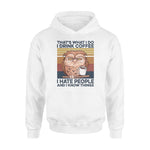 Owl, Coffee I Drink Coffee I Hate People - Standard Hoodie - PERSONAL84