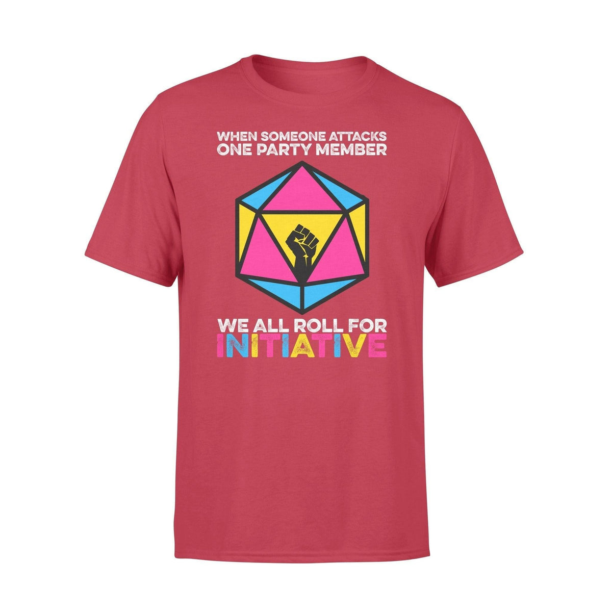 Pansexual We All Roll For Initiative - Standard T-shirt - PERSONAL84