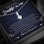 Parents In Law Custom Alluring Beauty Necklace We'd Love You Too Daughter In Law Personalized Gift For Bride - PERSONAL84