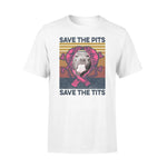 Pit Bull, Breast Cancer Save The Pits Save The Tits - Standard T-shirt - PERSONAL84