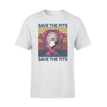 Pit Bull, Breast Cancer Save The Pits Save The Tits - Standard T-shirt - PERSONAL84