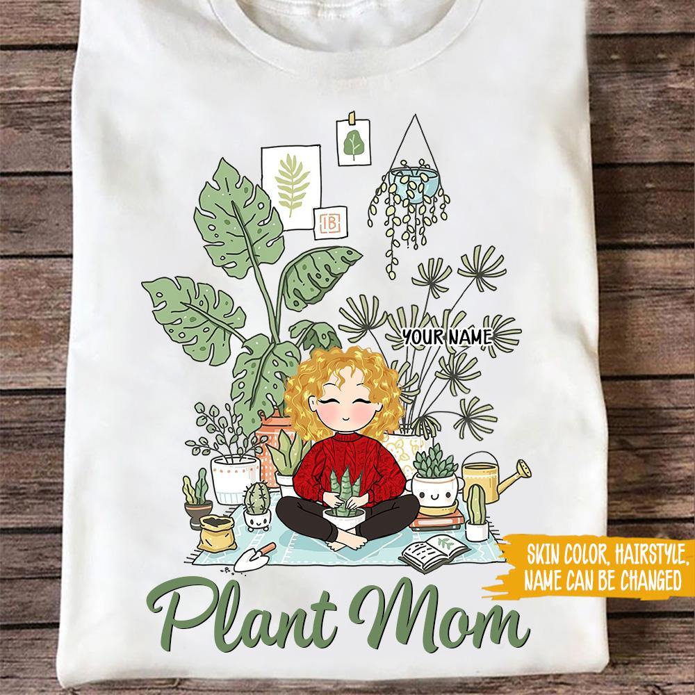 Plant Custom T Shirt Plant Mom Personalized Gift - PERSONAL84