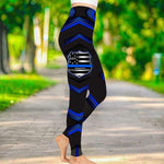 Police Officer Custom Tank Top Back The Blue Thin Line Personalized Gift - PERSONAL84