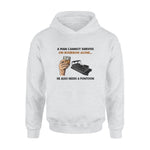Pontoon, Bourbon Pontoon A Man Cannot Survive On Bourbon Alone - Standard Hoodie - PERSONAL84