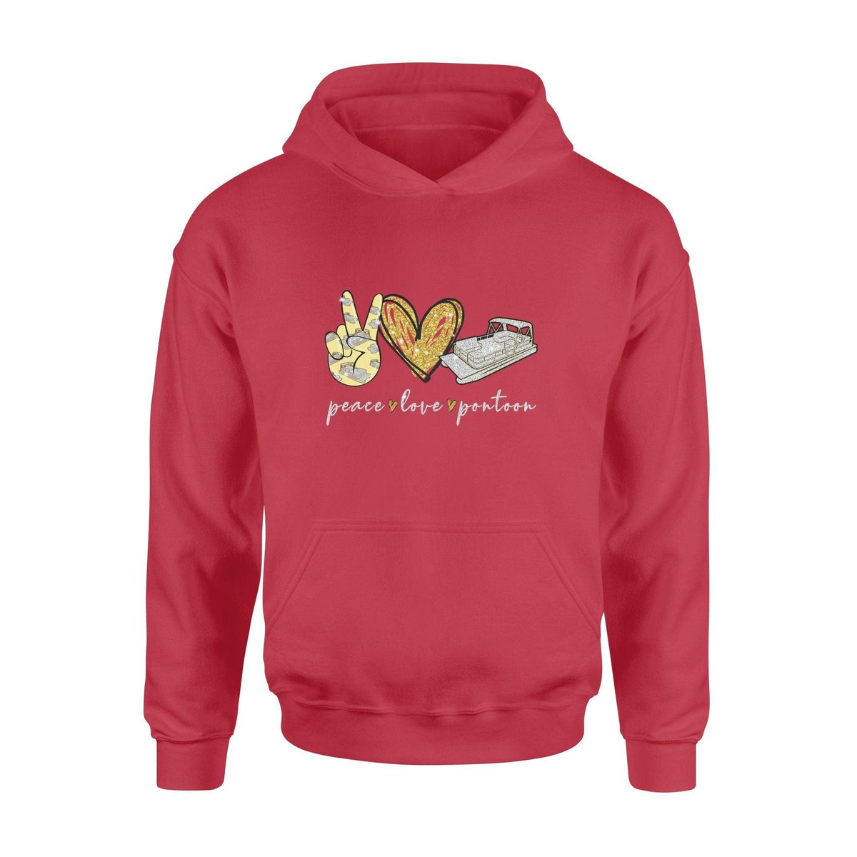 Pontoon Peace Love Pontoon - Standard Hoodie - PERSONAL84