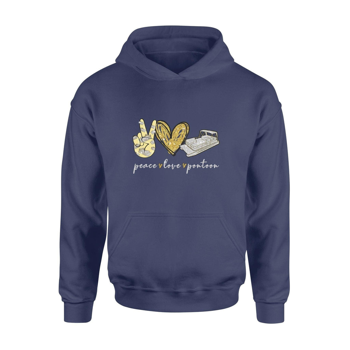 Pontoon Peace Love Pontoon - Standard Hoodie - PERSONAL84