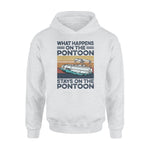 Pontoon What Happens On The Pontoon - Standard Hoodie - PERSONAL84