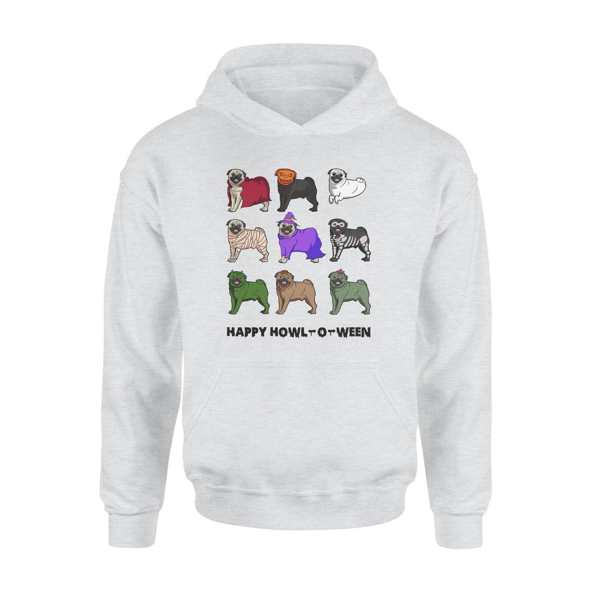 Pug Happy Howl-o-ween - Standard Hoodie - PERSONAL84