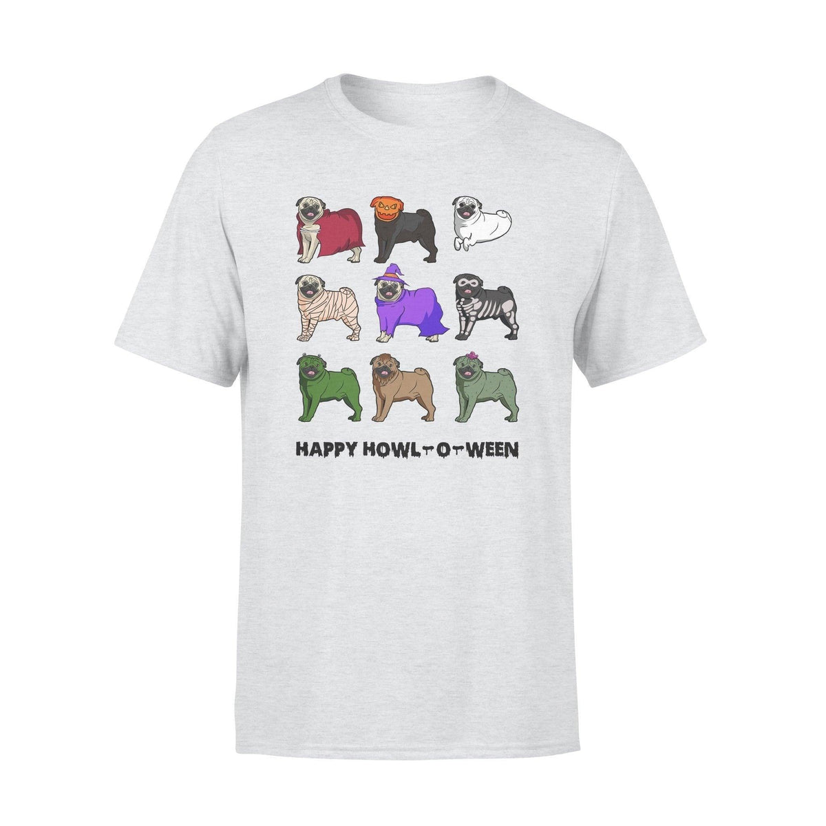 Pug Happy Howl-o-ween - Standard T-shirt - PERSONAL84
