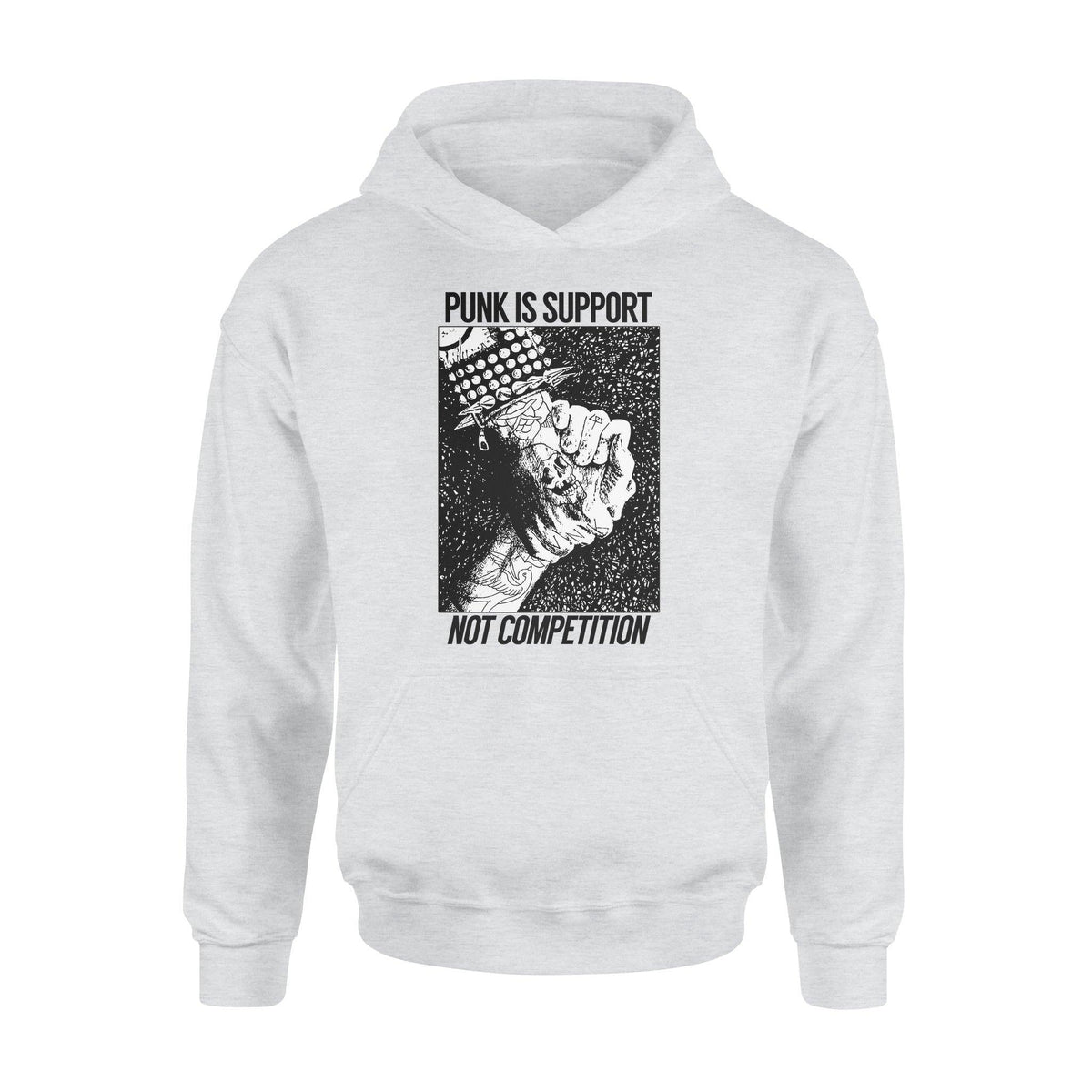 Punk Punk Is Support Not Competition - Standard Hoodie - PERSONAL84