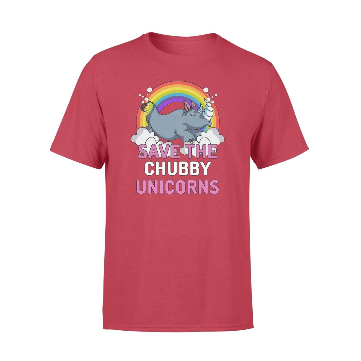 Rhino Save The Chubby Unicorn - Standard T-shirt - PERSONAL84
