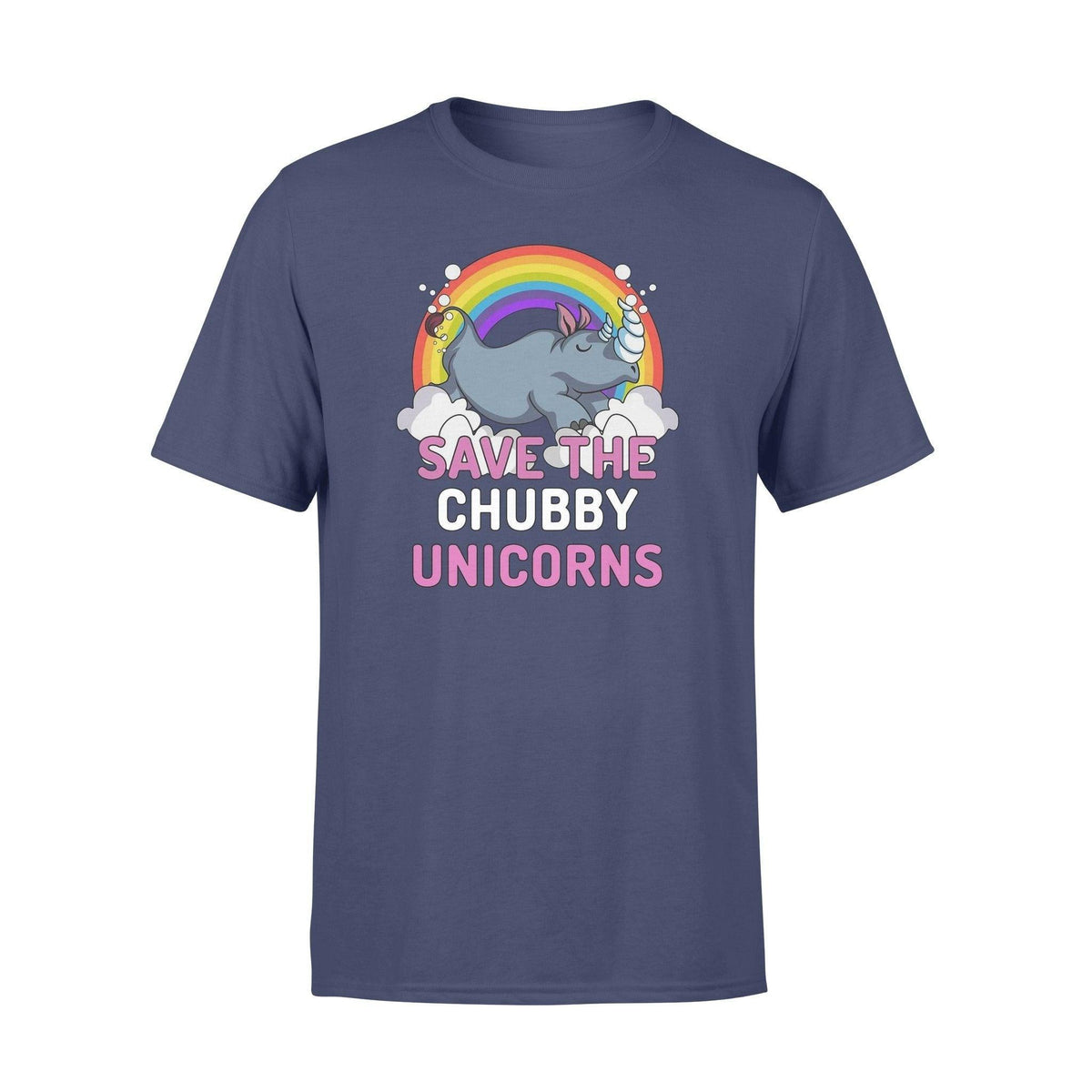 Rhino Save The Chubby Unicorn - Standard T-shirt - PERSONAL84
