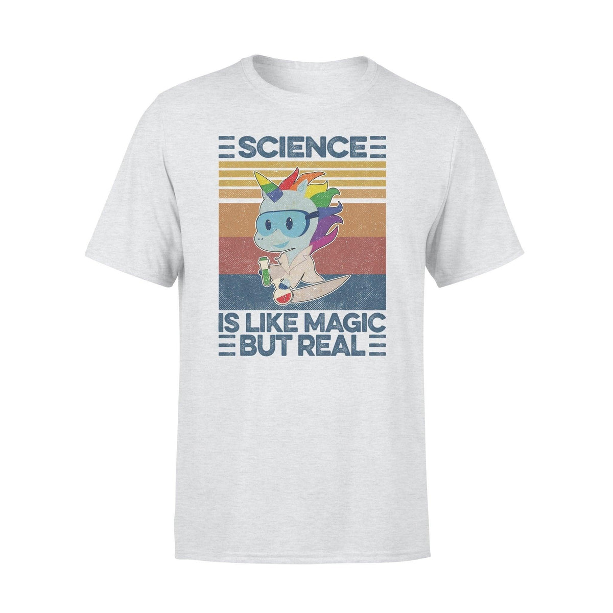 Science Unicorn Like Magic But Real Funny Unicorn - Standard T-shirt - PERSONAL84
