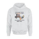 Smoker, Bourbon, Golden Retriever Bourbon He Also Need A Smoker And A Dog - Standard Hoodie - PERSONAL84