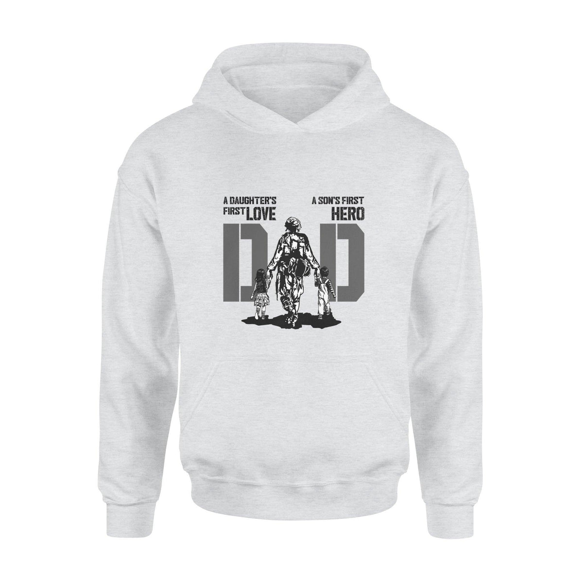 Soldier A Son's First Hero A Daughter's First Love - Standard Hoodie - PERSONAL84