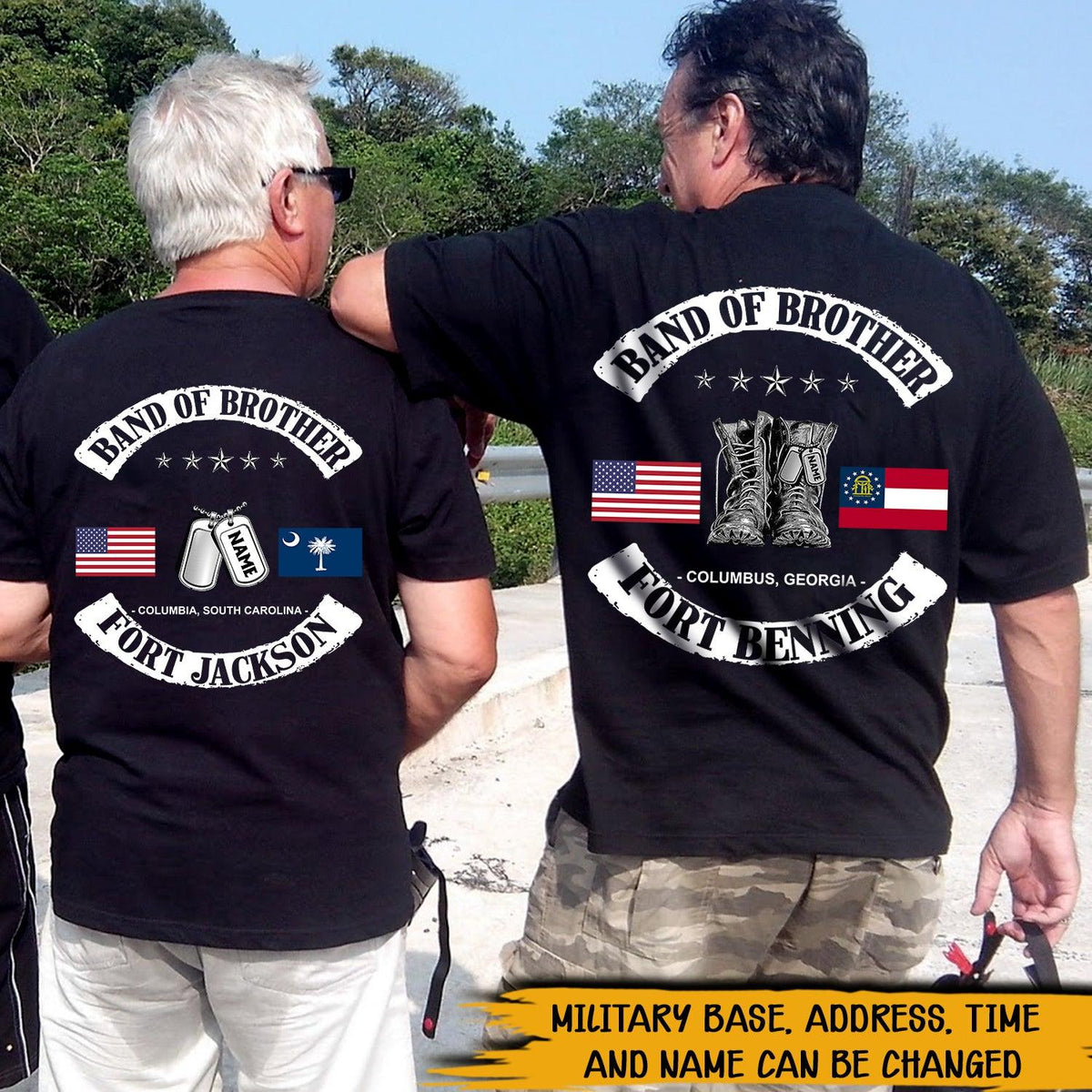 Soldier Custom Shirt Band of Brother Military Base Personalized Gift - PERSONAL84