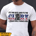 Soldier Custom Shirt It's The Guts And It's The Glory A Hundred Stripes A Hundred Stories Personalized Gift - PERSONAL84