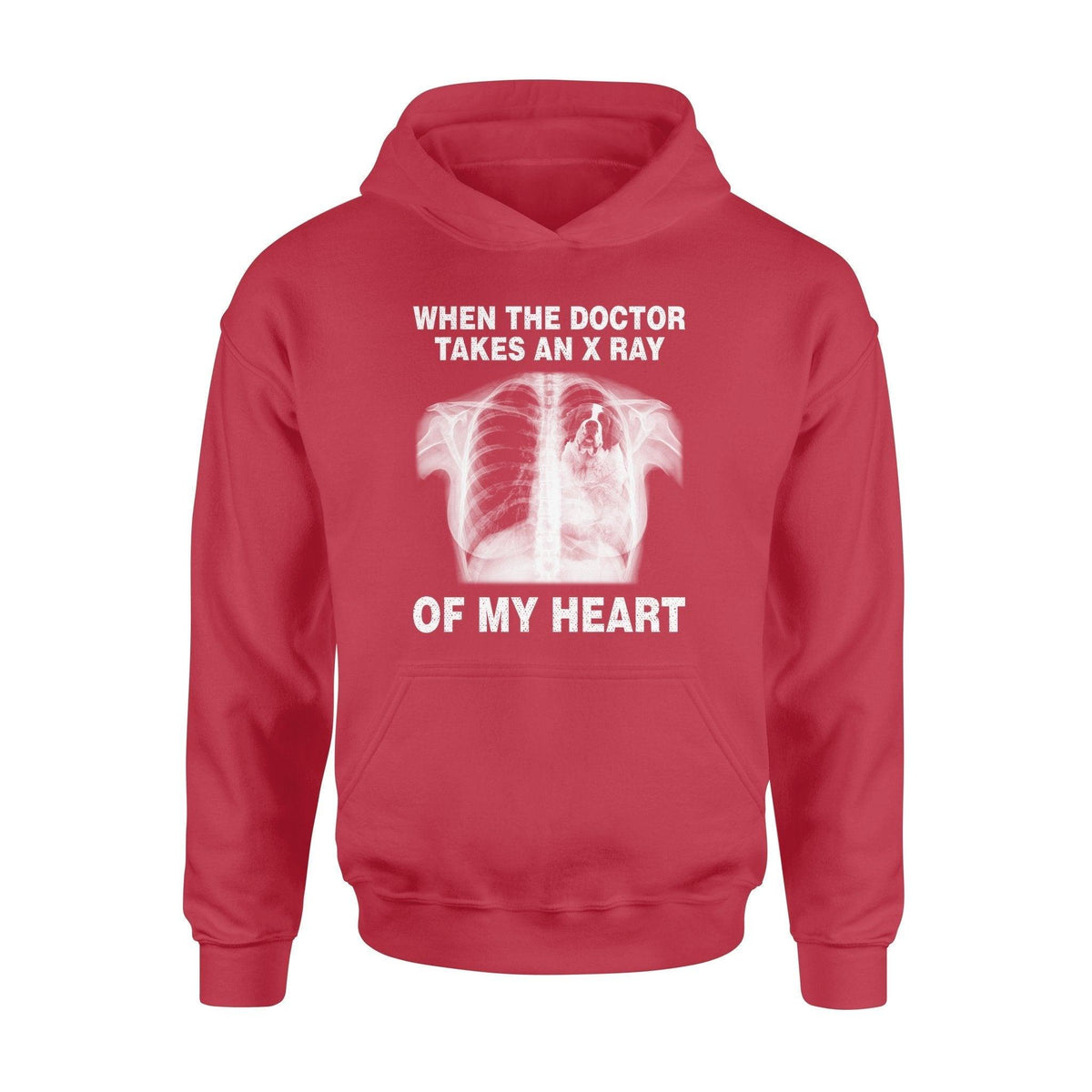 St Bernard Bernard X Ray Of My Heart - Standard Hoodie - PERSONAL84