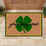 St Patrick's Day Doormat Customized Shamrock St Patrick's Day Personalized Gift - PERSONAL84