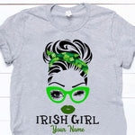 St. Patrick's Day Shirt Customized Irish Girl Personalized Gift - PERSONAL84