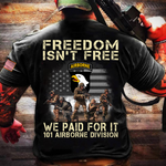 Veteran Custom Shirt Freedom Isn's Free We Paid For It Personalized Gift