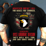 Veteran Custom Shirt What Doesn't Kill You Makes You Stronger Personalized Gift