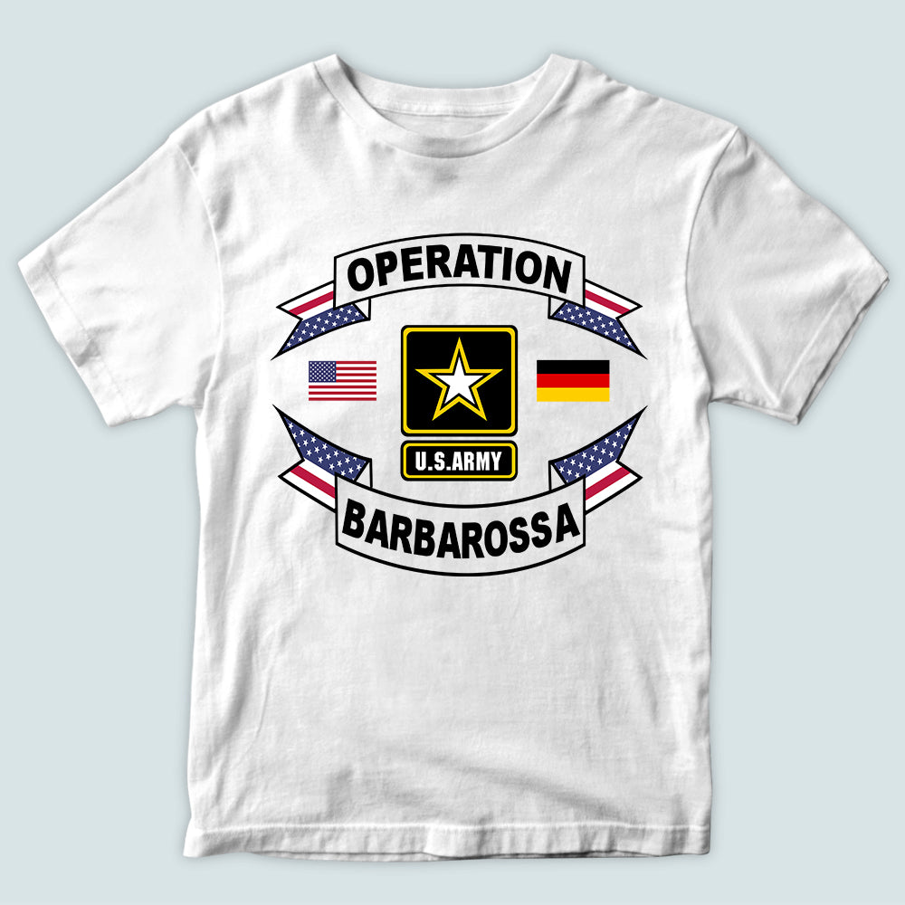 Veteran Custom Shirt Operation and Time Personalized Gift