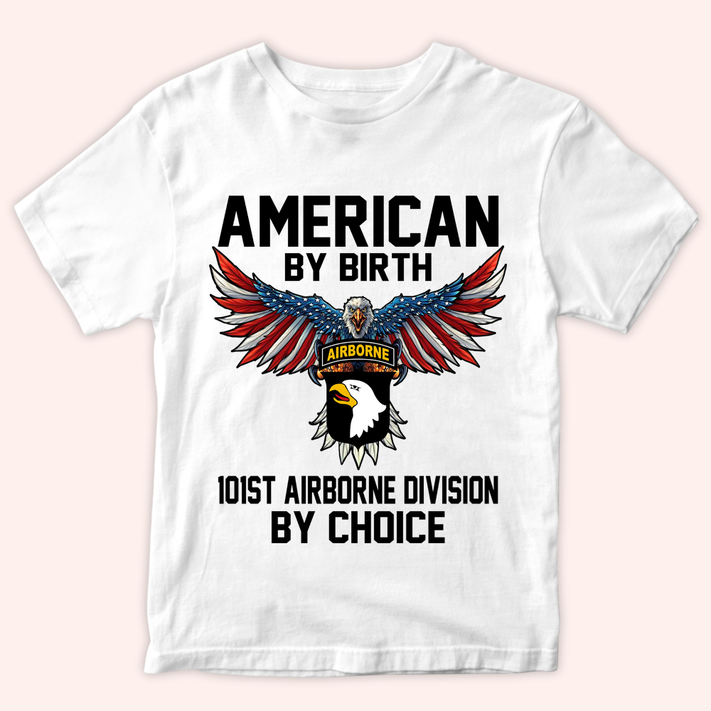 Veteran Custom Shirt American By Birth Veteran By Choice Personalized Gift