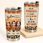 Bestie Custom Tumbler Besties Forever Friends Until We're Old And Senile Personalized Best Friend Gift