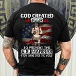 Veteran Custom Shirt God Created Beer To Prevent The US Veteran From Taking Over The World Personalized Gift